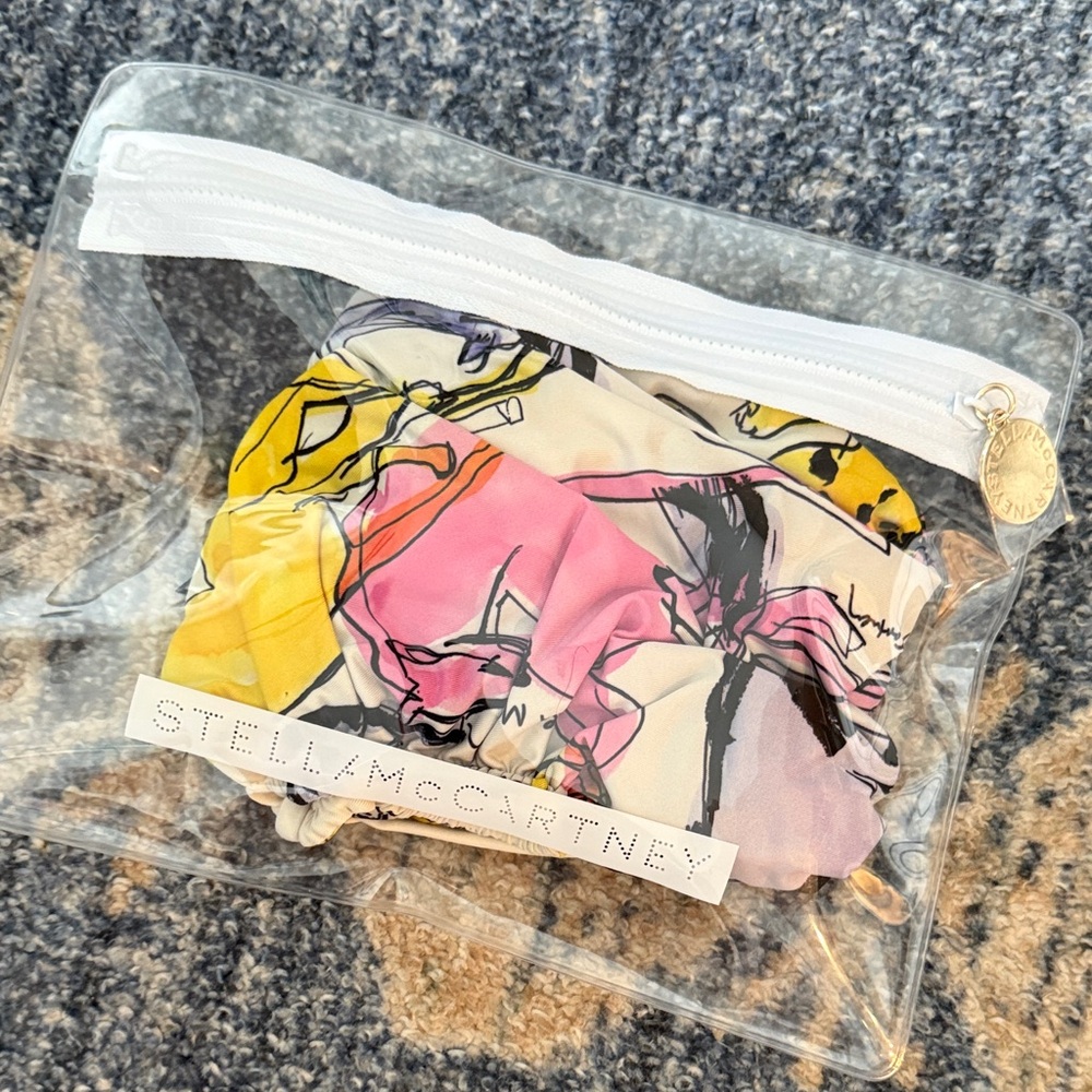 Stella McCartney Yellow and Pink Animal Print Swimsuit - Picture 5 of 5